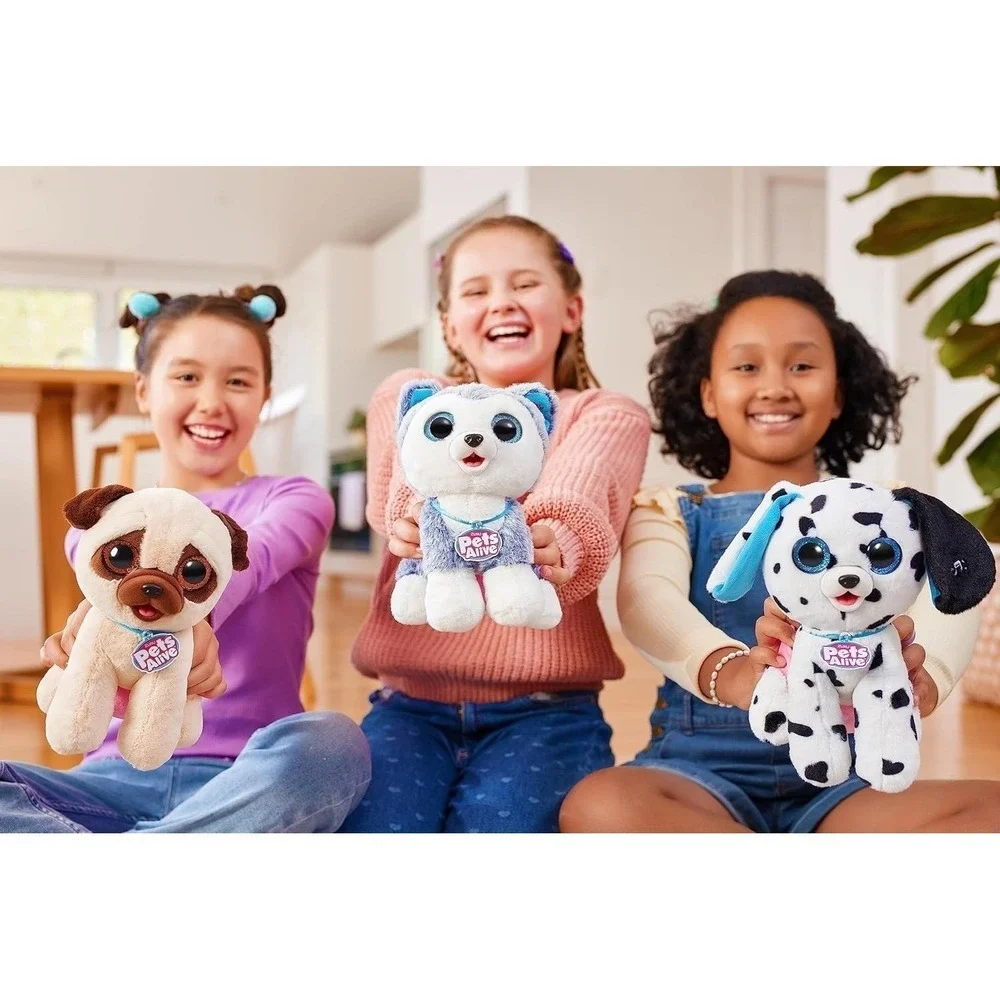 Pets Alive Pooping Puppies by ZURU Soft Electronic Pet Puppy for Girls &Children